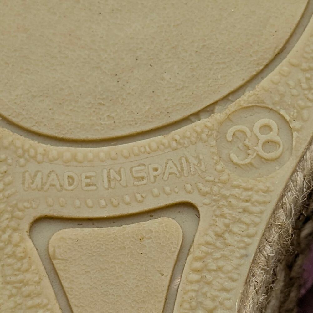Penelope Chilvers Dali Espadrille Sandals Women's 511 Grape Size US7.5 EU38 - Picture 9 of 14